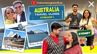 Let’s Gauuu to Australia  Sydney Concert Tour Vlog  Prathamesh Laghate  Mugdha Vaishampayan [upl. by Stoops]