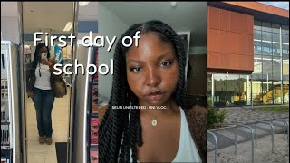 uni vlog ✮ first day of school first year lectures amp new city psychology and criminology student [upl. by Etat]