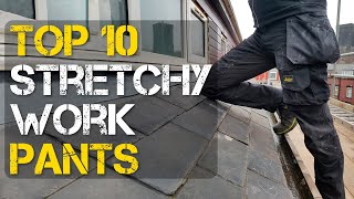 Top 10 Best Stretchy Work Pants [upl. by Sihonn]