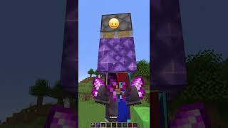 Improving Armor vs Powering Emoji Reaction shorts minecraft meme [upl. by Assirt]