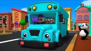 ล้อบนรถบัส  บทกวีสำหรับเด็ก  เพลงเด็ก  Thai Kids Rhymes  Baby Song  Wheels On The Bus [upl. by Gerstein]