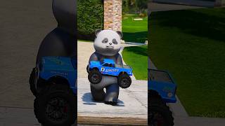 Monkey gets toy car  GTA V  shorts 8 [upl. by Doralin777]