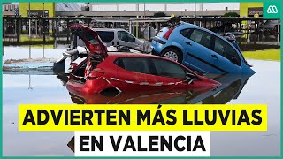 Alerta roja por más lluvias en Valencia Seguirá el fuerte temporal [upl. by Bridgette]