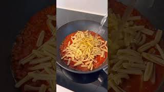 Tek Tava Bolonez Makarna Tarifi 💯 EMİR ELİDEMİR shortvideo food makarna bolonez [upl. by Michaeu628]