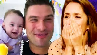 Janette Manrara fights back tears as Aljaz Skorjanec and baby Lyra surprise her on It Takes Two [upl. by Enylorac368]