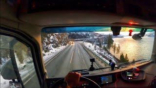 Norway 4K60 POV Winter Truck Driving E6 FauskeSaltfjelle Volvo FH540 iSave 8x4 Tridem [upl. by Adriel242]