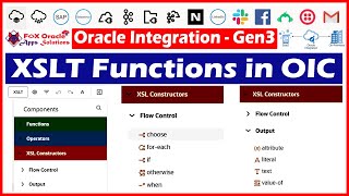 30 XSLT functions in oracle integration  XSLT function in OIC  XSLT constructors  OIC tutorials [upl. by Flora]