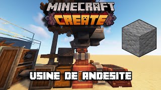 Minecraft Create FR  Usine dAndésite 14 [upl. by Isador141]