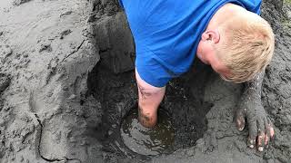 Digging Geoduck in the Puget Sound [upl. by Leiad673]