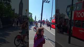 Big Ben  House of Parliament View from Westminster Bridge WestminsterBridge bigben [upl. by Rodolfo]