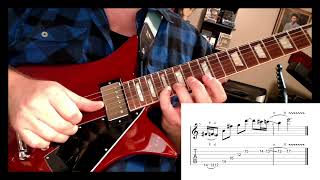 Line Lesson 6 Allan Holdsworth Em Chromatic Maneuvers Guitar Lick Tab amp Notation Link to PDF [upl. by Anitnerolf]