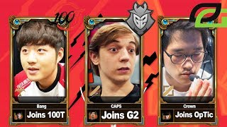 Complete League Of Legends Roster Changes 2019 NA  EU  LCK  LPL [upl. by Micheline]