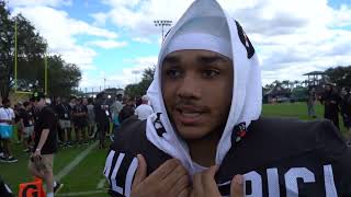 Under Armour AllAmerican Game Jaydan Hardy Interview [upl. by Ahseuqram]