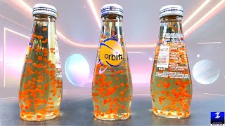 Orbitz Vanilla Orange Drink  90’s Drink with Balls [upl. by Einttirb]