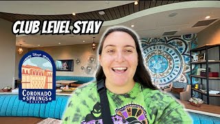 STAYING CLUB LEVEL AT DISNEY WORLD Disney’s Coronado Springs Resort [upl. by Ainahtan853]