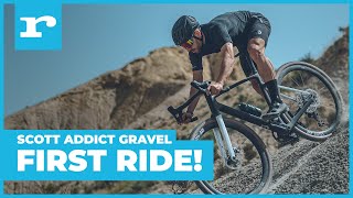 First ride  Scott Addict Gravel 2022 [upl. by Rebba]