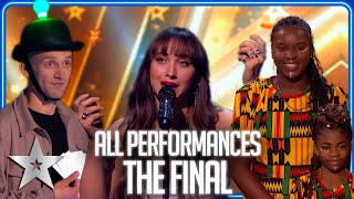 ALL Performances from the Series 17 Live Final  Britains Got Talent [upl. by Seafowl]