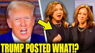 Trump Makes INSANE Post After Kamala’s SNL MASTERCLASS [upl. by Turtle]