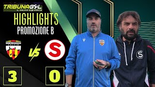 Promozione B Highlights Vigor Montecosaro Settempeda [upl. by Towny309]