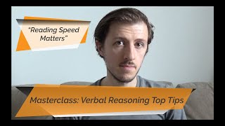 Verbal Reasoning Tips How to Improve Your Verbal Reasoning Skills 2021 [upl. by Adlen751]