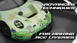 ACC  Creating liveries with Blender  Advanced Techniques [upl. by Assiram]