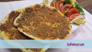 lahmacun  türkische pizza  hackfleisch pizza [upl. by Paehpos871]