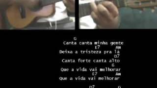 Quadradinho de G  música Canta canta minha Gente  PrimeirosAcordes [upl. by Llorre847]