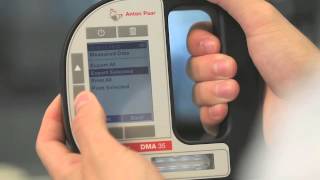 DMA 35 Portable Density Meter Features  Anton Paar [upl. by Maice683]