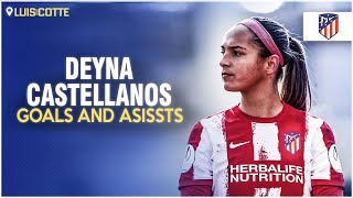 Deyna Castellanos Atletico de Madrid GOLES Y ASISTENCIAS [upl. by Esilegna]