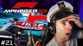 IF WE DAMAGE ONE PART WERE SCREWED  F1 Manager 2023 Career 21 [upl. by Ailed]