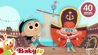 Ahoy Pirates 🦜 Treasure Hunt Adventures for Kids  Videos for Kids BabyTV [upl. by Isnyl]