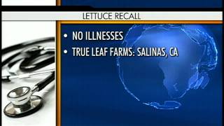 Listerialaced lettuce from Calif recalled [upl. by Arlan817]