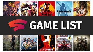 Stadia Game List for 2020  Which Google Stadia Games are available [upl. by Ailaroc187]