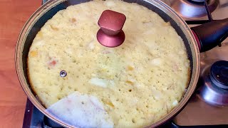 За 5 минут ЯБЛОЧНЫЙ ПИРОГ на сковороде который тает во рту Быстрый и Вкусный Завтрак [upl. by Wadsworth64]