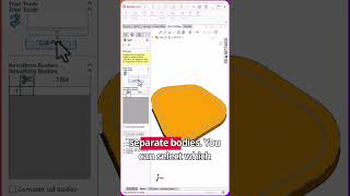 Master the Split Command in solidworks for MultiBody Parts cad tutorial cadeducation [upl. by Busiek215]