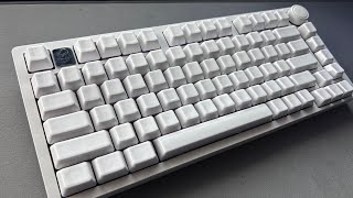 Keygeek Keylin Switches x Leobog Hi75 Sound Test [upl. by Nodyarb]