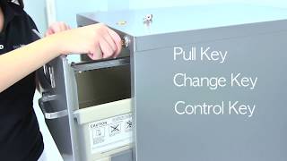 How to Remove amp Install File Cabinet Desk or Cubicle Lock Cores [upl. by Mehelhteb819]