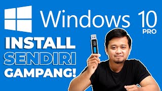 Cara Install Windows 10 Pro Terbaru 2020  LENGKAP Cara Download  Buat Bootable Cara Install [upl. by Ellehcen]