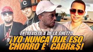 ENTREVISTA A DE LA GHETTO SE SALE DE CONTROL [upl. by Shu]