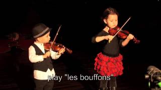 Mini duo plays quotLes bouffonsquot [upl. by Melonie966]