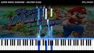 Super Mario Sunshine  Delfino Plaza  VIDEO GAME PIANO COVER  PIANO TUTORIAL [upl. by Notseh]