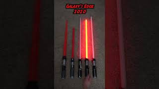 Darth Vaders Lightsaber Through the Years [upl. by Einattirb]