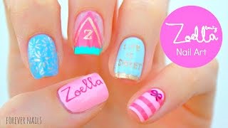 Zoella Beauty Nails  Sweet Inspirations [upl. by Asilad]