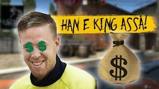 mARLEYS BROR ÄR RIK  CSGO med Pontus Jansson amp ArgaSkånskaMän [upl. by Hctim]