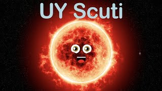 Stars UY Scuti StarsLargest Star in the Milky Way Galaxy [upl. by Aneetsirk]