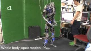 Twist Squat by Musculoskeletal Humanoid [upl. by Lat]