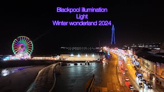 Best winter wonderland land Near Manchester Blackpool illumination Light 2024 [upl. by Christin]