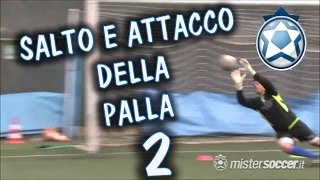 Allenamento portieri  07  Salto e attacco della palla 2 [upl. by Yeo]