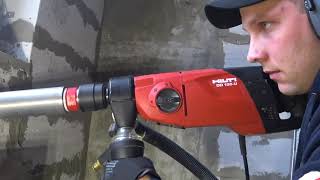 Отказ от перфоратора sds max hilti dd 150u diamond drilling [upl. by Norbie]