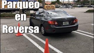 COMO ESTACIONAR UN AUTO EN REVERSA CORRECTAMENTEPARQUEO EN RETROCESO [upl. by Einreb]